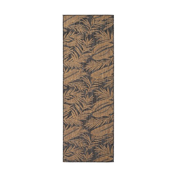 Черна/кафява пътека за открито и закрито 80x250 cm Mira 1451 – Ayyildiz Carpets
