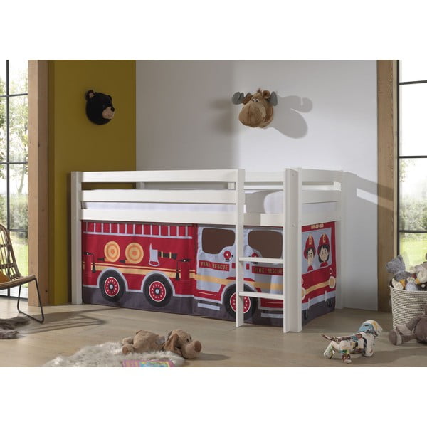 Детска завеса за легло 4 бр. 195x75 cm Fire Truck – Vipack-image-2