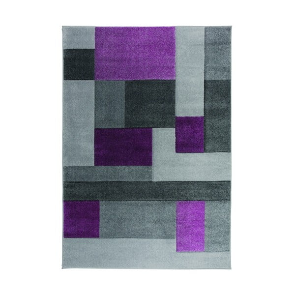 Сив и лилав килим , 160 x 230 cm Cosmos - Flair Rugs