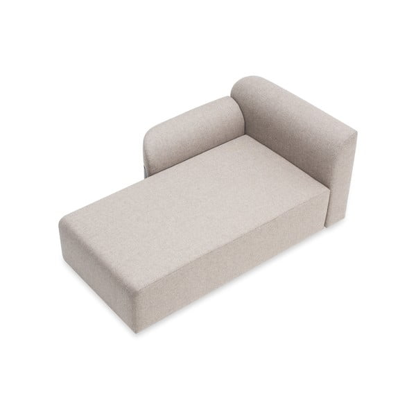 Светлосив модул на дивана (десен ъгъл) от смес от вълна и лен Hugg - Gazzda-image-2