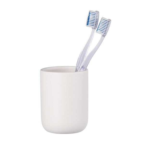 Бяла керамична чаша за четки за зъби Olinda - Allstar-image-1