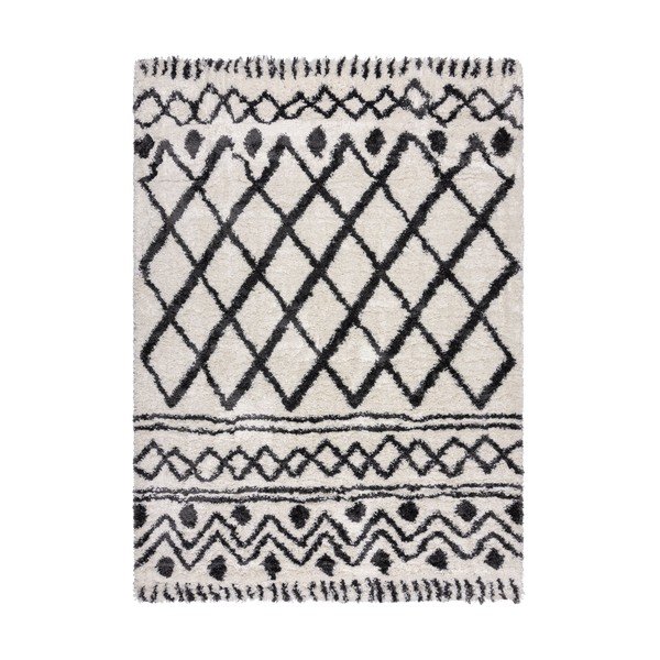 Килим в цвят слонова кост 120x170 cm Souq Lines – Flair Rugs