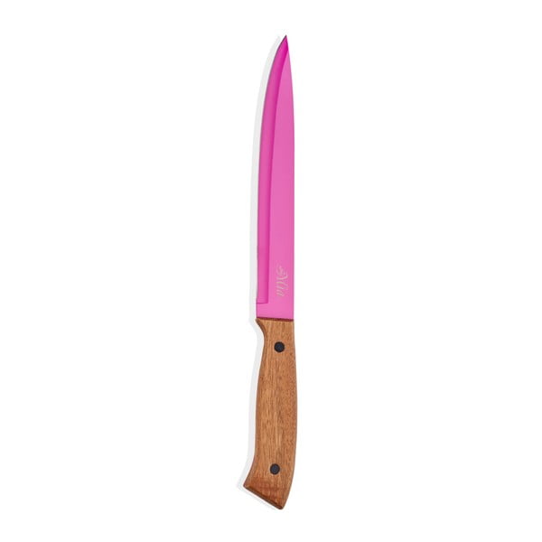 Розов нож с дървена дръжка Cutt, дължина 20 cm - The Mia