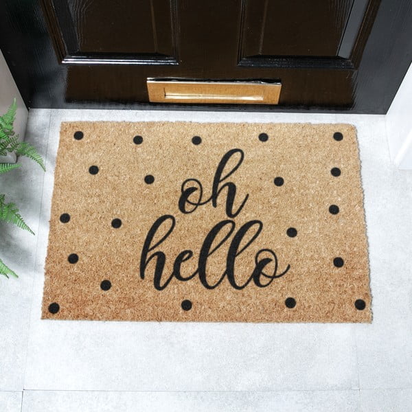 Изтривалка от кокосови влакна 40x60 cm Oh Hello – Artsy Doormats-image-2