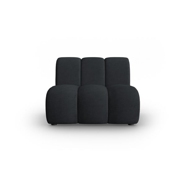 Черен модул за диван Lupine - Micadoni Home