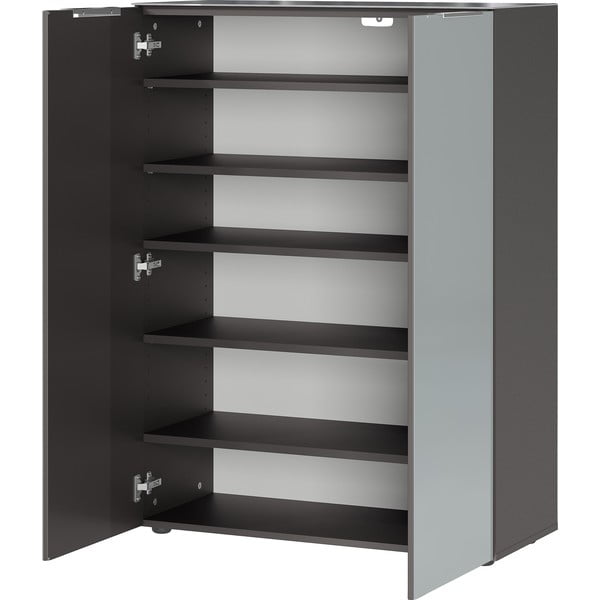 Сив шкаф за обувки Genova - Germania-image-2