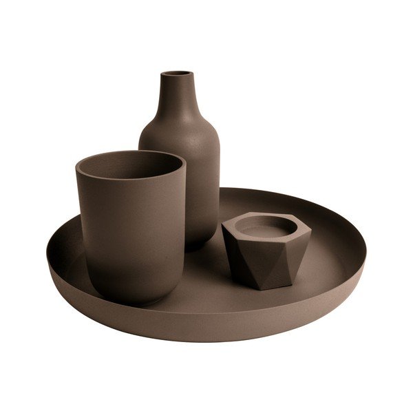Béžový podnos PT LIVING Nimble, ⌀ 37 cm-image-1