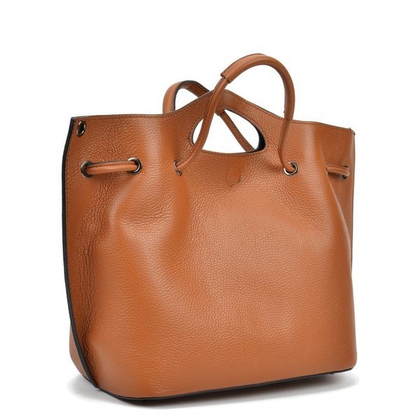 Коняк кафява чанта Mangotti Clarissa Dura - Mangotti Bags-image-3