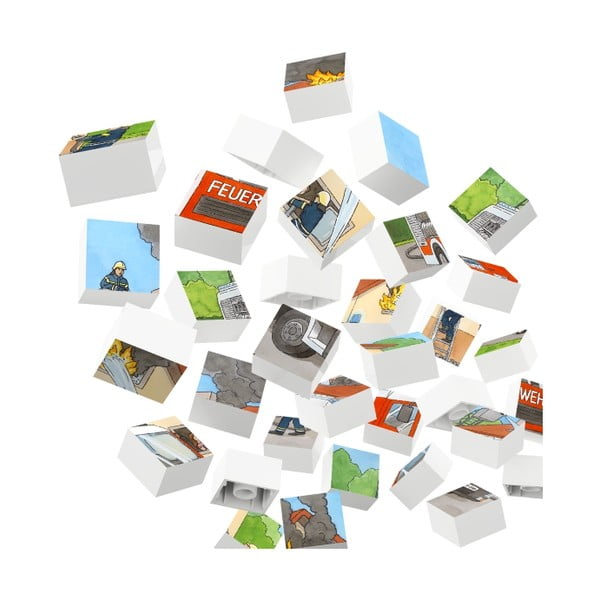 Детски пъзел Пожарна бригада - Hubelino-image-1