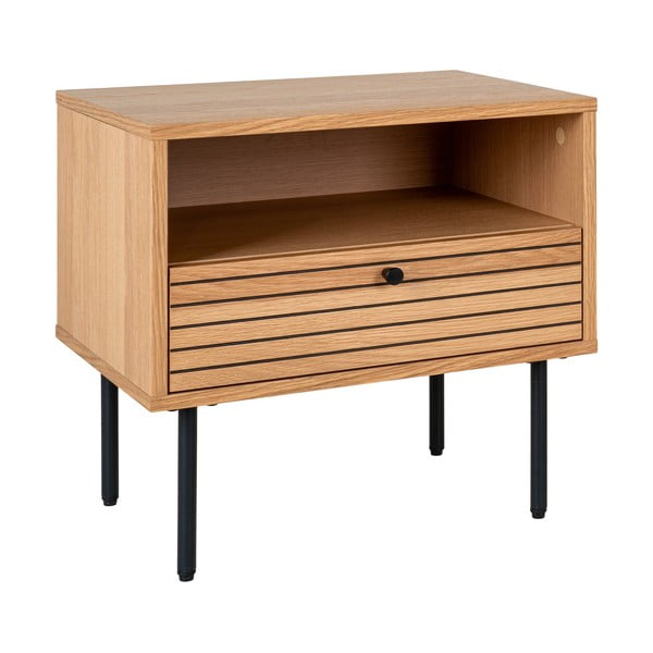 Странична масичка с дъбов плот 40x50 cm Kyoto – House Nordic-image-4