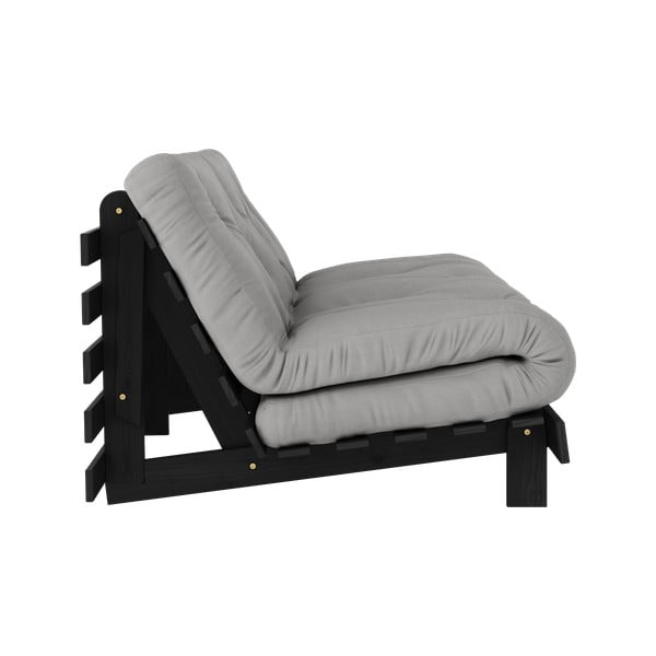 Сив разтегателен диван 160 cm Roots Black Night – Karup Design-image-4