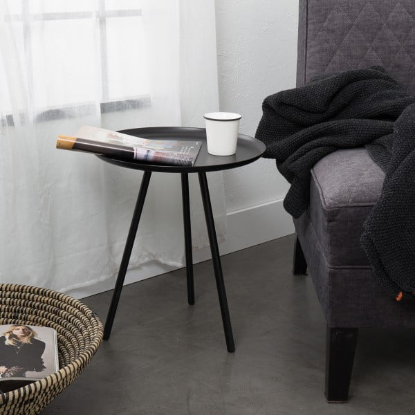 Сива масичка за кафе Frost - White Label-image-1