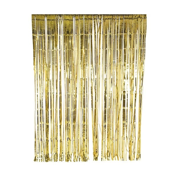 Závěs z třásní zlaté barvy Talking tables Gold, délka 2 m