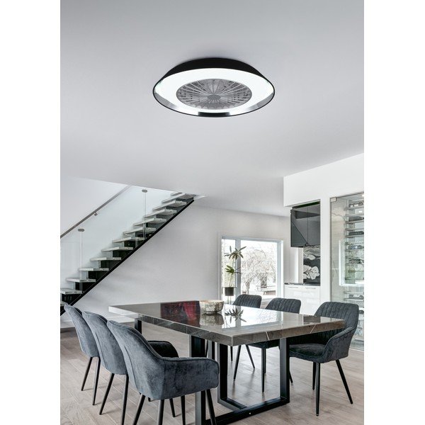 Черно LED осветително тяло за таван Varberg – Reality-image-1