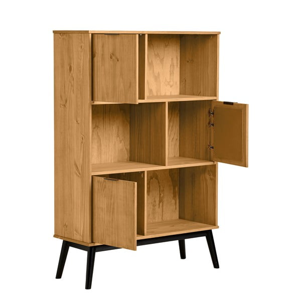 Библиотека от борова дървесина Natasha - Marckeric-image-3