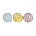 Комплект от 3 десертни чинии от каменна керамика, ø 16 cm Patrizia - Bloomingville