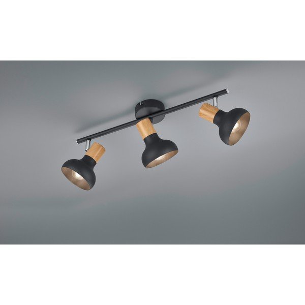 Матово черно прожектор ø 10 cm Latika – Reality-image-1