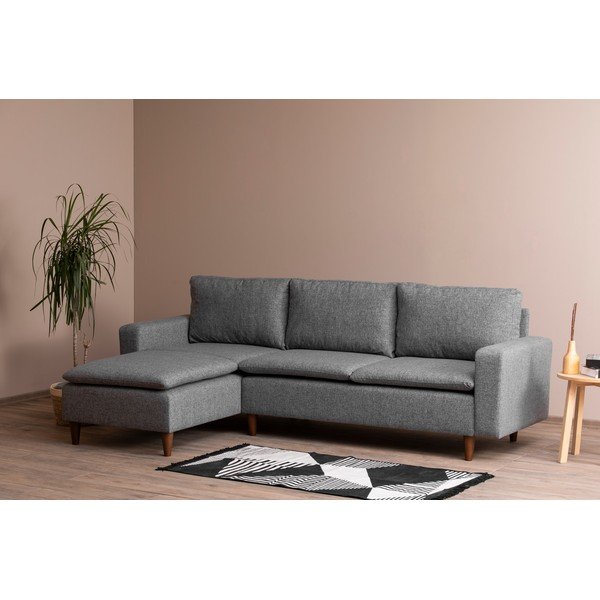 Светлосив ъглов диван (ляв ъгъл) Lungo – Balcab Home-image-2