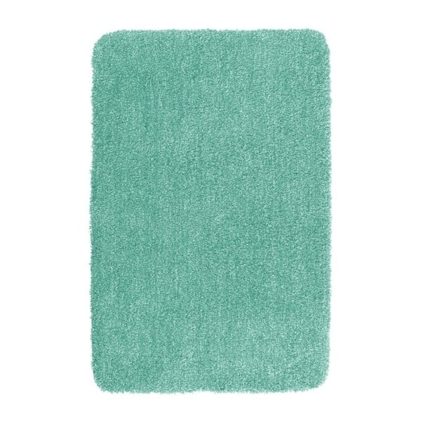 Тюркоазено синьо килимче за баня Mélange, 65 x 55 cm - Wenko