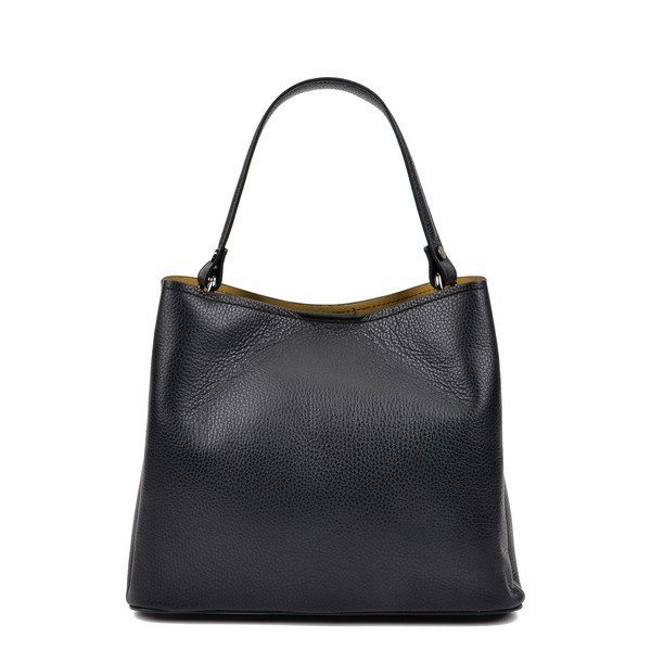 Černá kožená kabelka Luisa Vannini Simplio-image-4