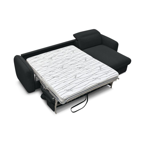 Черен ъглов диван Achille – Bobochic Paris-image-4