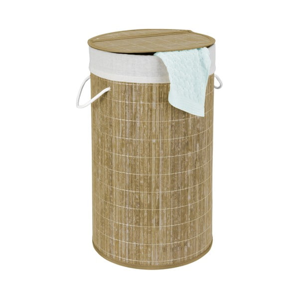 Бамбукова кошница за пране Bina, 55 л - Wenko