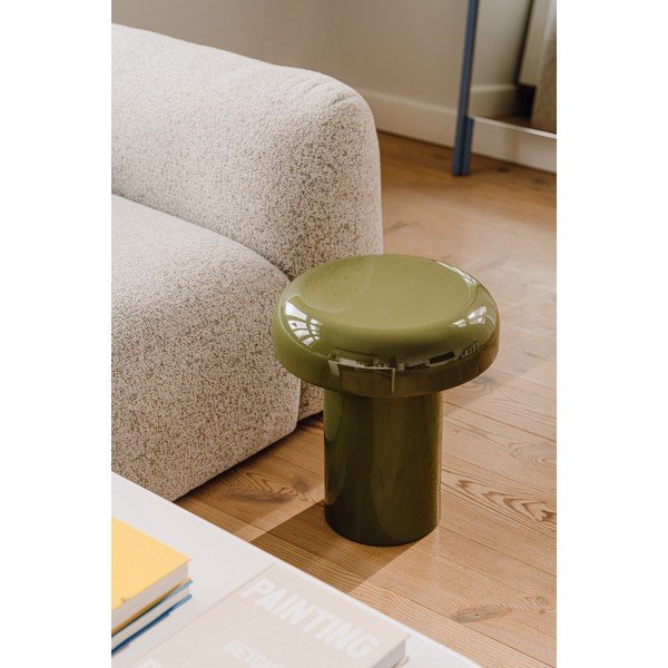 Стоманена кръгла странична масичка ø 40 cm Miko – noo.ma-image-3