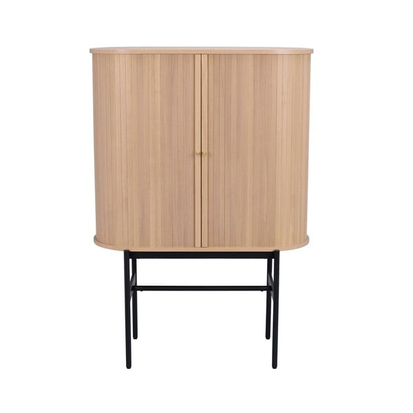Шкаф от дъбова дървесина в естествен цвят 102x146 cm Haddington - Rowico
