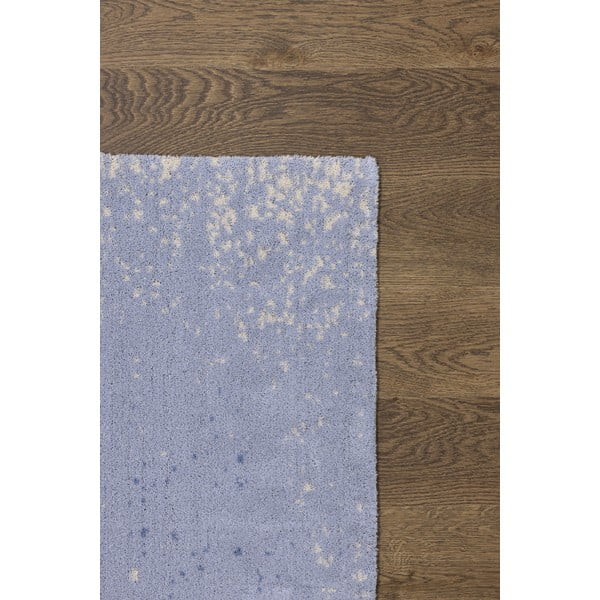 Светлосин вълнен килим 160x240 cm Folds - Agnella-image-3