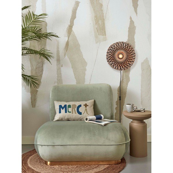 Стенна лампа в черно-природен цвят ø 30 cm Kalimantan - Good&Mojo-image-3