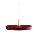 Червено LED висящо осветително тяло с метален абажур ø 31 cm Asteria Mini – UMAGE