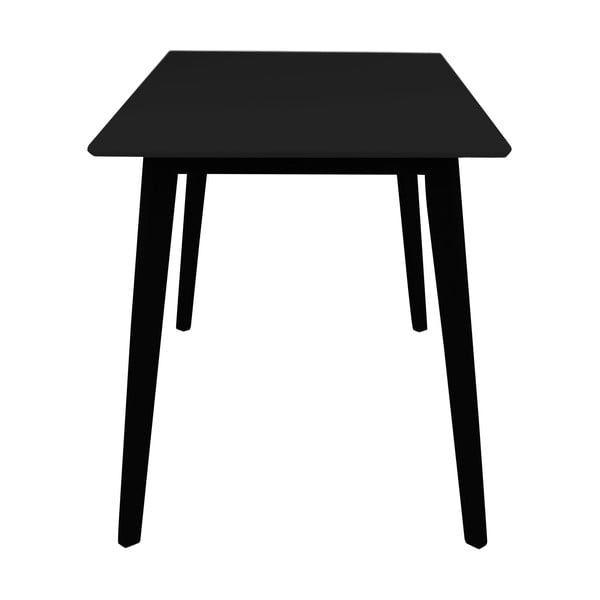 Трапезна маса с черен плот за маса 70x120 cm Vojens – Bonami Essentials-image-3