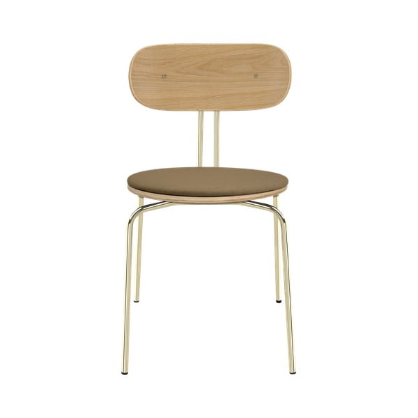 Трапезни столове в златисто светлокафяво Curious - UMAGE-image-2