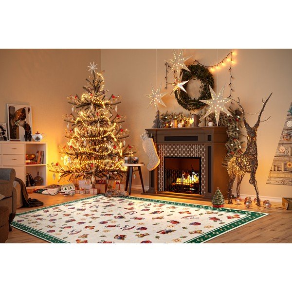 Зелен килим с коледен мотив 160x230 cm Green Christmas – Villeroy&Boch-image-1