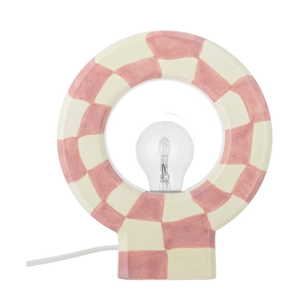 Розова настолна лампа (височина 23,5 cm) Vialini – Bloomingville