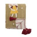 Одеяло с коледен мотив от рециклиран памук 130x160 cm Peo – Bloomingville