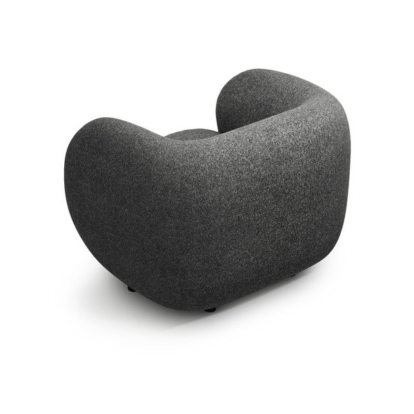 Тъмносиво кресло Kate – Micadoni -image-2