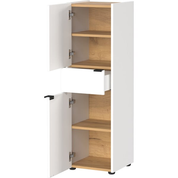 Бял висок шкаф за баня 34x111 cm Forano – Germania-image-1