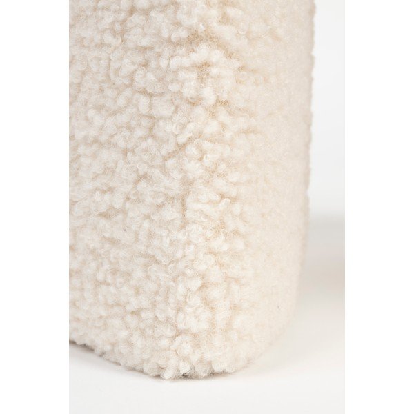 Кремав тапициран стол Noxx – White Label-image-4