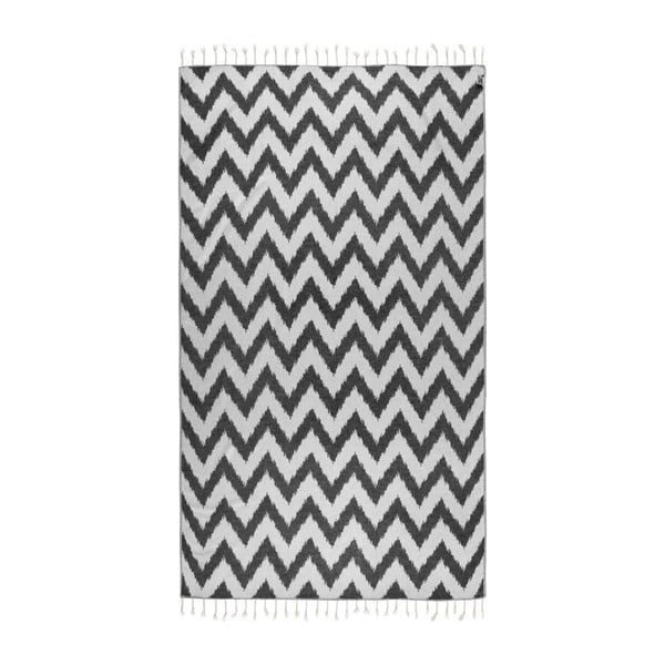 Черна хавлиена кърпа Kate Louise Laila, 165 x 100 cm-image-1