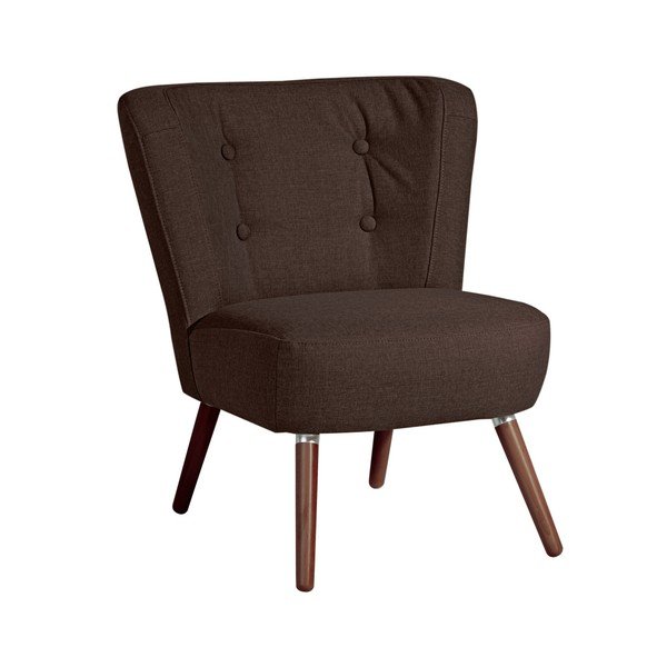 Tmavě hnědé křeslo Max Winzer Neele Chocolate Full