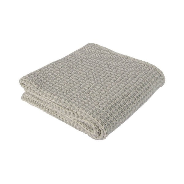 Светлосиво памучно бебешко одеяло Lee, 90 x 90 cm - Homemania Decor