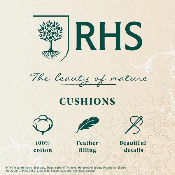 Кадифена декоративна възглавница 50x50 cm Garden Walk – RHS-image-3