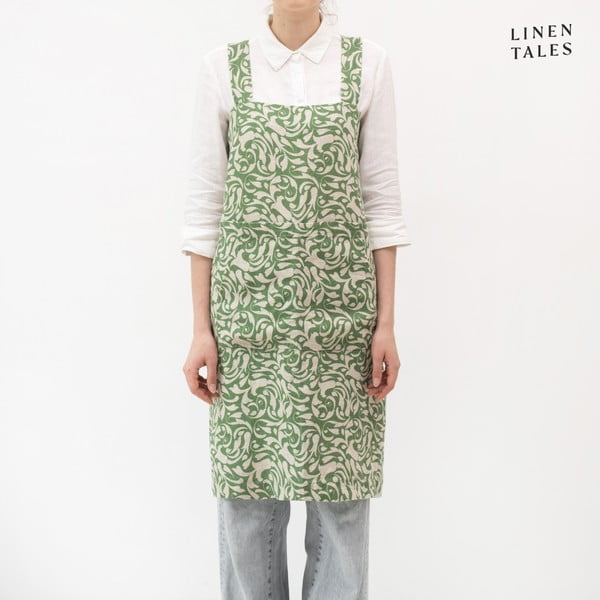 Ленена престилка Evergreen Damask – Linen Tales