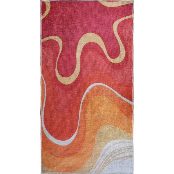 Червен и оранжев килим подходящ за пране 160x230 cm Colors of Joy – Vitaus