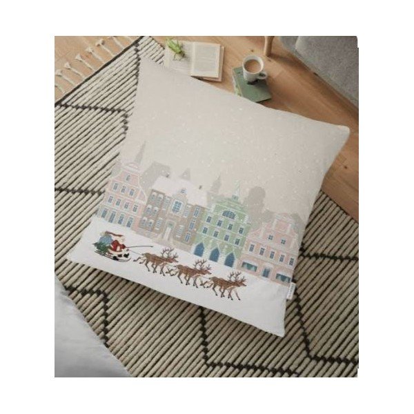 Калъфка за възглавница с коледен мотив 43x43 cm Merry Christmas – Mila Home-image-1