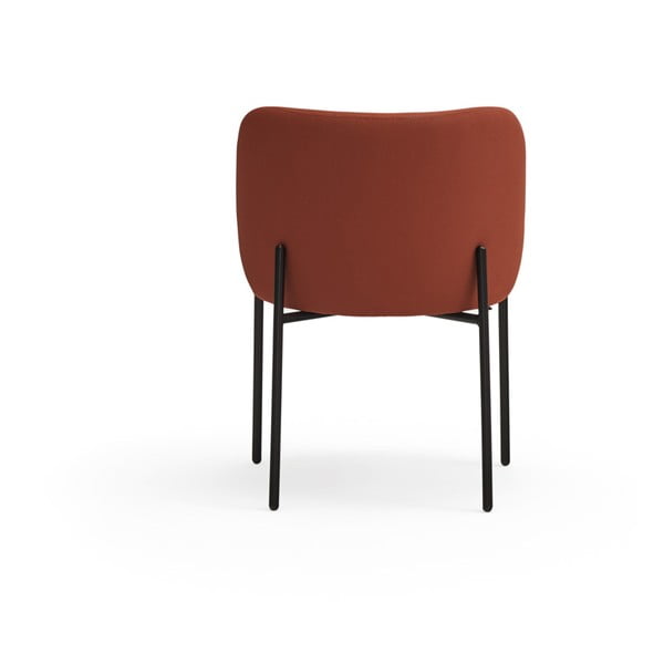 Червени тапицирани трапезни столове в комплект 2 бр. Mogi – Teulat-image-4