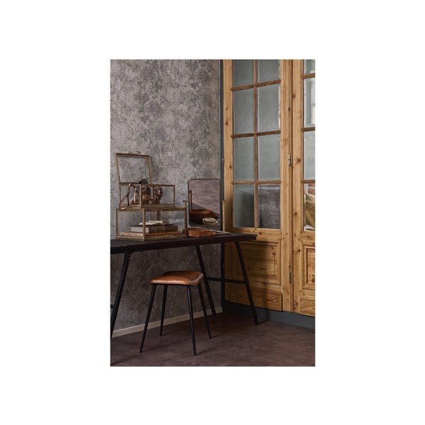 Černý skládací stůl s deskou z recyklovaného teakového dřeva BePureHome Sharing-image-3