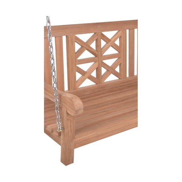 Градинска люлка от масивно дърво в естествен цвят Latoa – Garden Pleasure-image-4