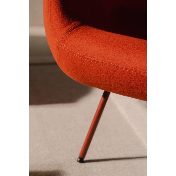 Червено вълнено кресло RM58 – noo.ma-image-3